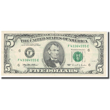 Banconote, Stati Uniti, Five Dollars, 1995, KM:4101F, SPL-