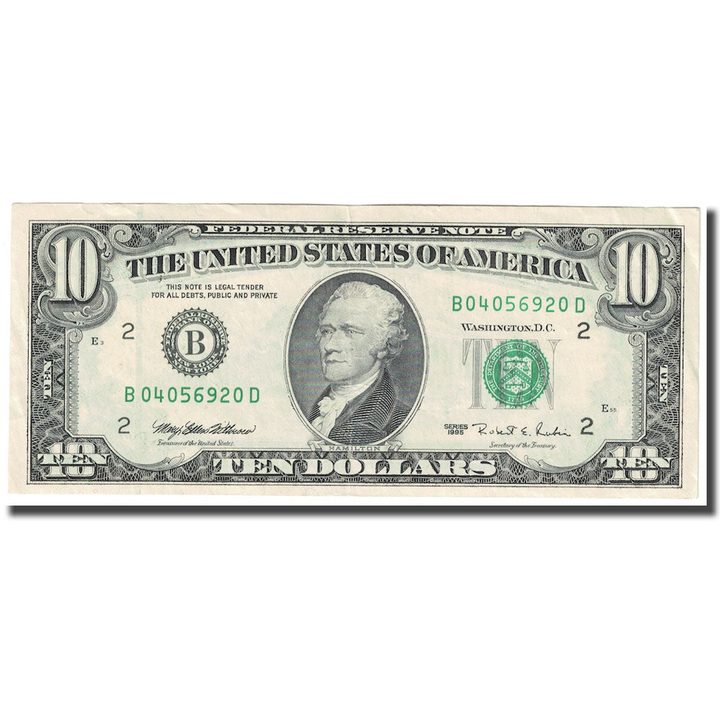 Banconote, Stati Uniti, Ten Dollars, 1995, KM:4109, BB+