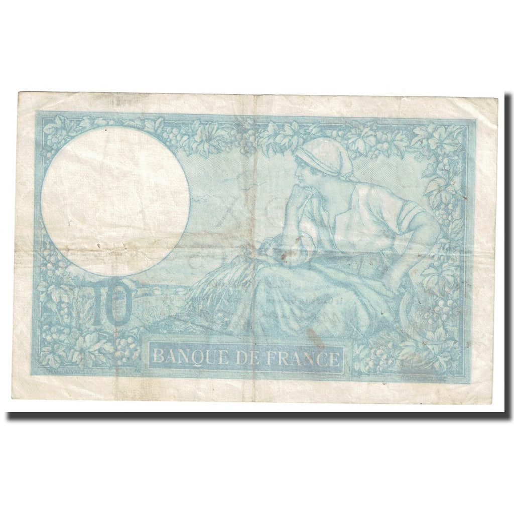 Frankreich, 10 Francs, Minerve, 1939, 1939-09-28, SS+, Fayette:7.9, KM:84