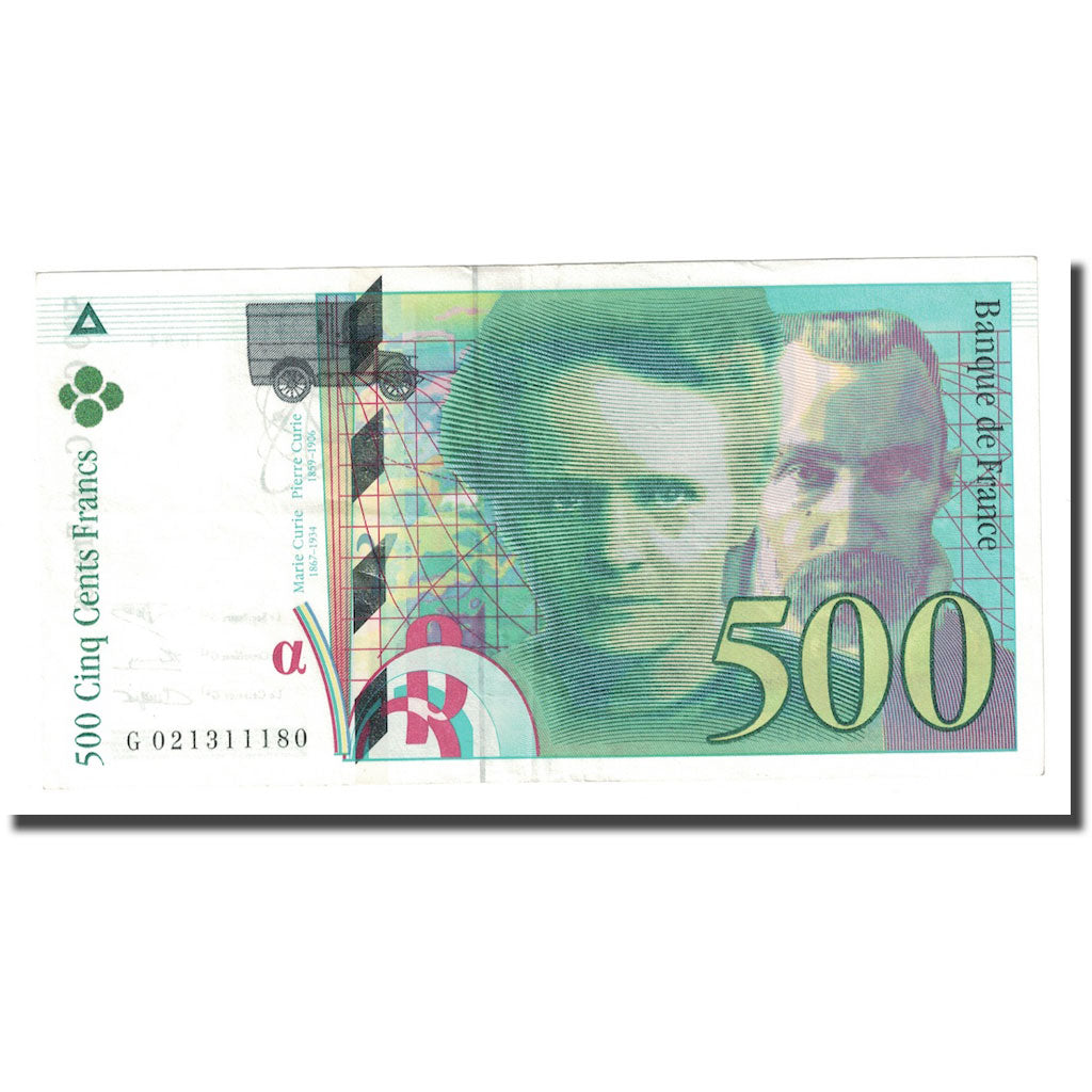 Frankrijk, 500 Francs, Pierre et Marie Curie, 1994, SUP+, Fayette:76.1, KM:160a