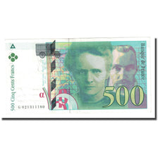 Frankrijk, 500 Francs, Pierre et Marie Curie, 1994, SUP+, Fayette:76.1, KM:160a