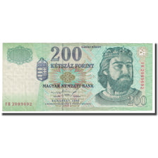 Banknot, Węgry, 200 Forint, 1998, KM:178a, AU(50-53)