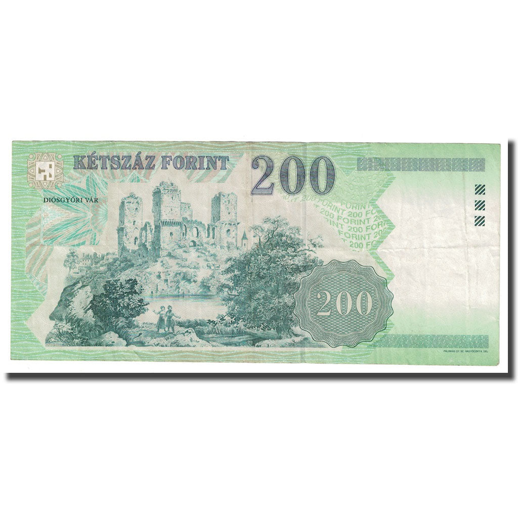 Banknote, Hungary, 200 Forint, 1998, KM:178a, AU(50-53)