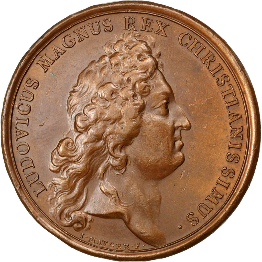 FRANCE, Medicine, Louis XII, Medal, AU(50-53), Mauger, Copper, 41, Divo #217,...