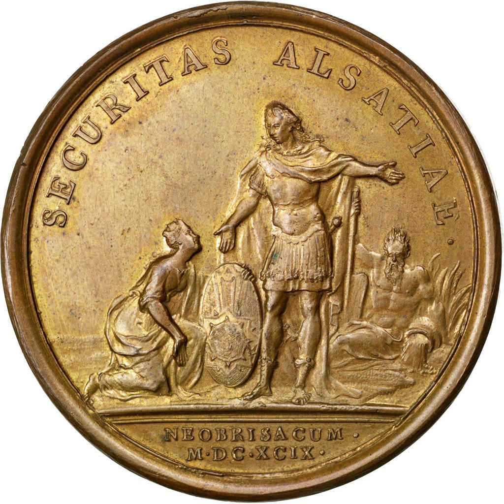 Louis XIV, Médaille, Fondation de Neuf-Brisach