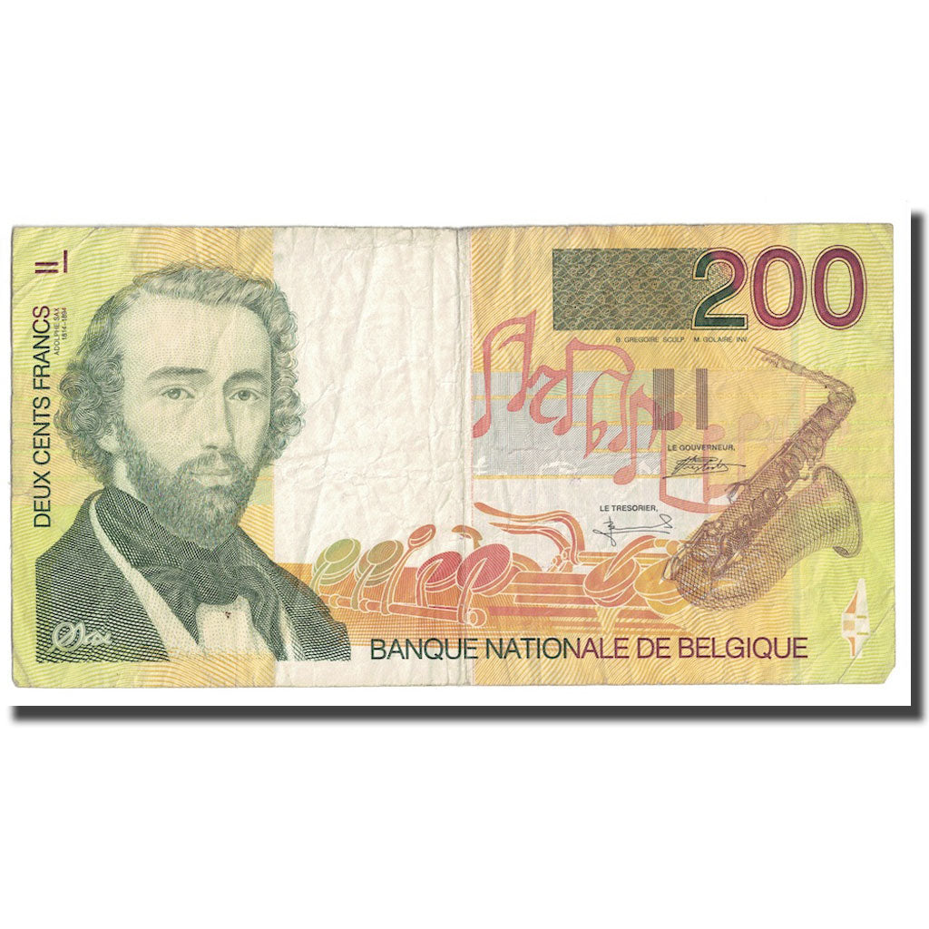 Geldschein, Belgien, 200 Francs, 1995, Undated 1995, KM:148, SS