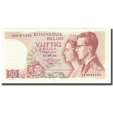 Geldschein, Belgien, 50 Francs, 1966, 1966-05-16, KM:139, VZ+