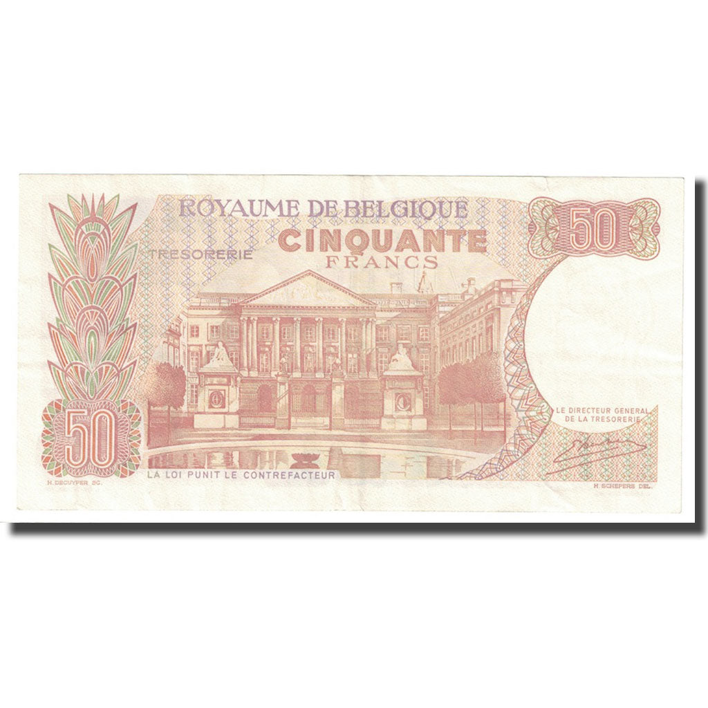 Banknote, Belgium, 50 Francs, 1966, 1966-05-16, KM:139, UNC(60-62)