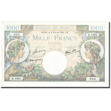 Frankreich, 1000 Francs, Commerce et Industrie, 1941, 1941-02-06, SS+