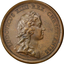 Louis XIV, Médaille, Etablissement de l'Hôpital Général