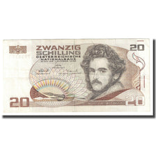 Geldschein, Österreich, 20 Schilling, 1985, 1985-10-01, KM:148, SS+