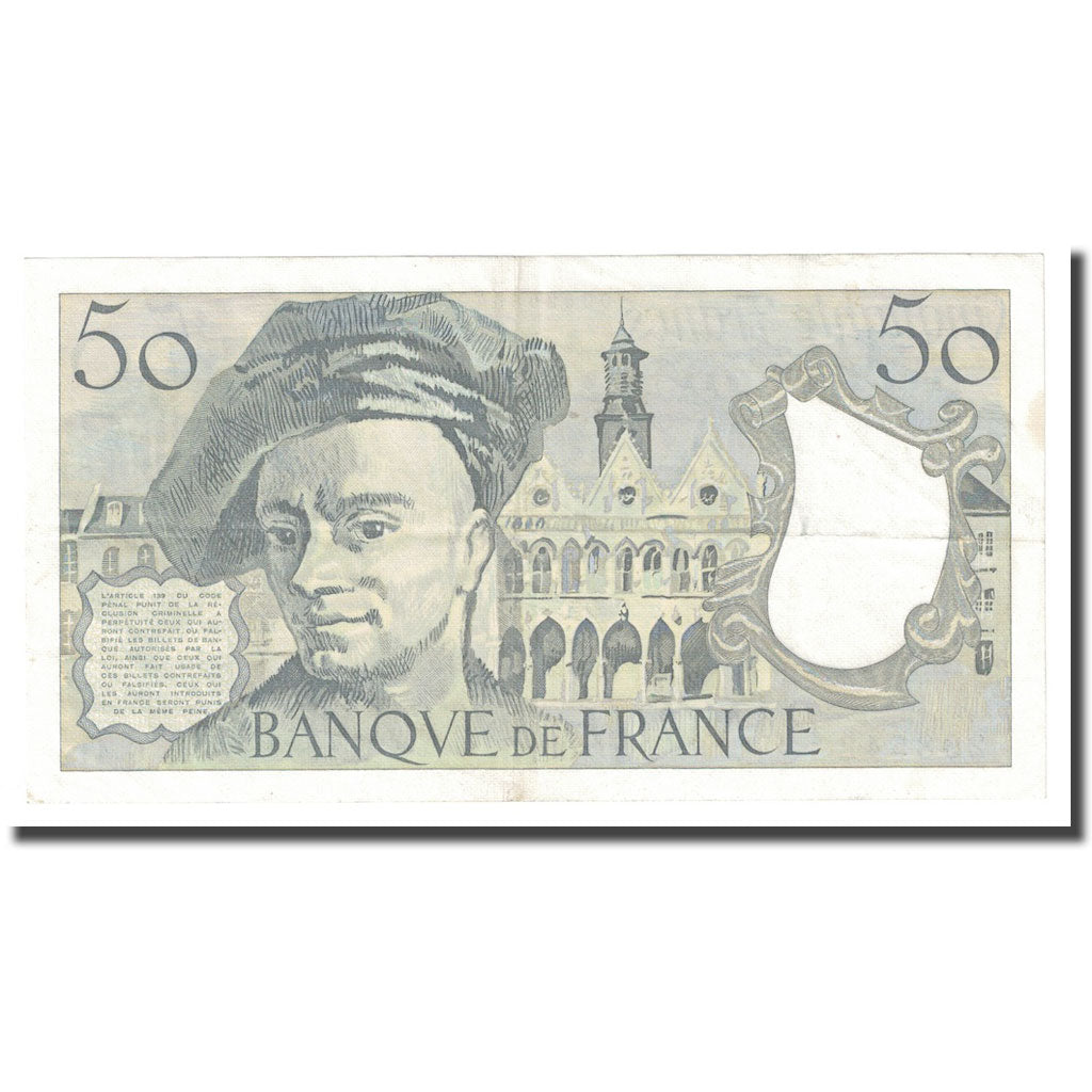 Francia, 50 Francs, Quentin de La Tour, 1985, EBC, Fayette:67.11, KM:152b
