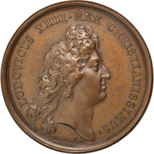 France, Medal, Louis XIV, Sciences & Technologies, Mauger, AU(55-58), Copper