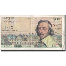 Francia, 10 Nouveaux Francs, Richelieu, 1959, 1959-10-15, MBC, Fayette:57.3