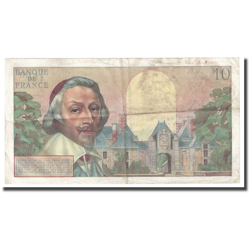 Frankrijk, 10 Nouveaux Francs, Richelieu, 1959, 1959-07-02, TTB, Fayette:57.2