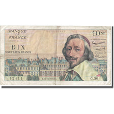 Francia, 10 Nouveaux Francs, Richelieu, 1959, 1959-10-15, MB+, Fayette:57.3
