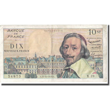 France, 10 Nouveaux Francs, Richelieu, 1959, 1959-10-15, TTB, Fayette:57.3