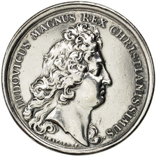 FRANCE, Politics, Society, War, Louis XIV, Medal, AU(50-53), Mauger, Silver,...