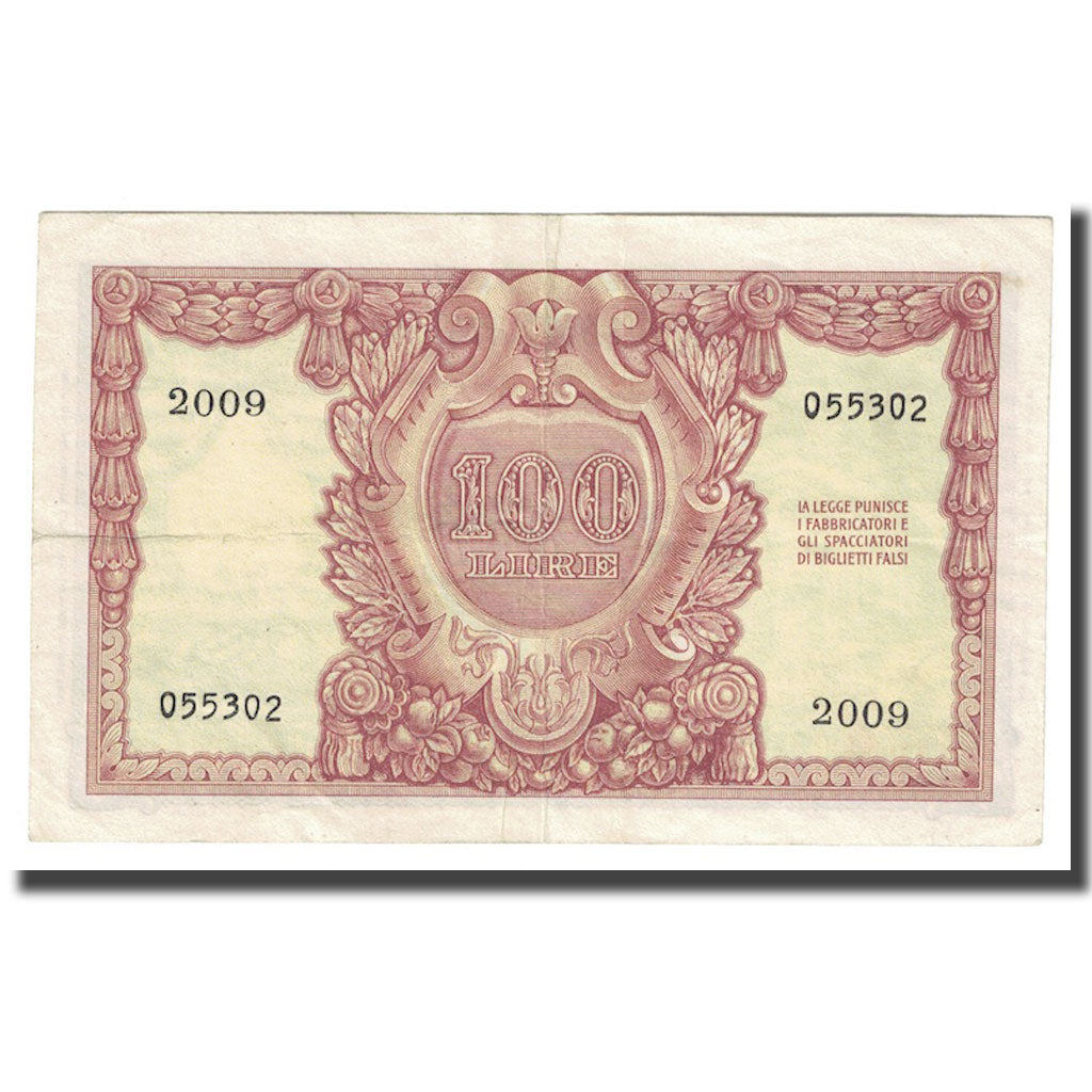 Banknote, Italy, 100 Lire, 1951, 1951-12-31, KM:92a, AU(50-53)
