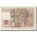 France, 100 Francs, Jeune Paysan, 1946, 1946-05-31, VF(30-35), Fayette:28.5