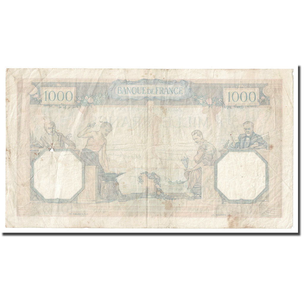 Frankreich, 1000 Francs, Cérès et Mercure, 1939, 1939-02-02, SS