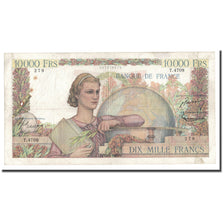 Francia, 10,000 Francs, Génie Français, 1953, 1953-04-02, MB+, Fayette:50.64