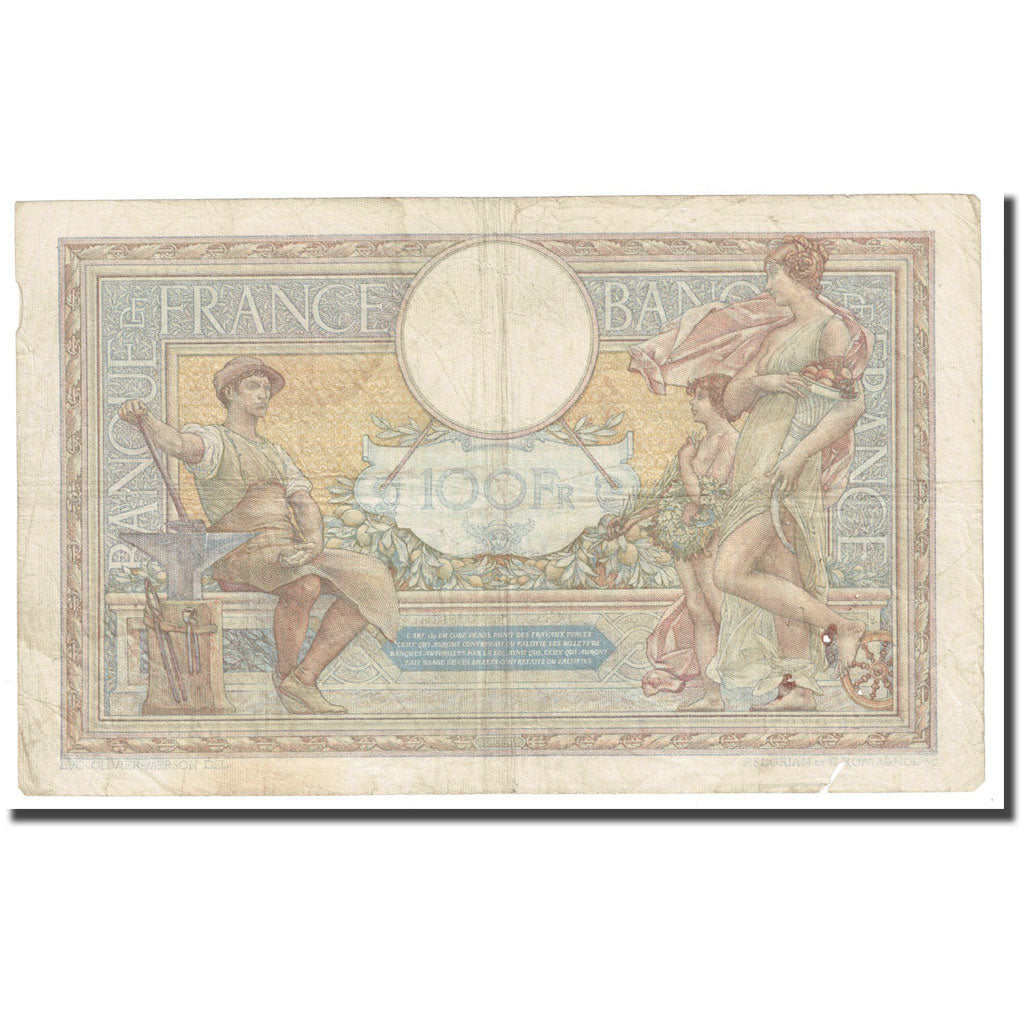 Francia, 100 Francs, Luc Olivier Merson, 1930, 1930-11-06, BB, Fayette:24.09
