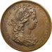 Francia, Medal, Louis XV, Politics, Society, War, EBC, Cobre, Divo:24