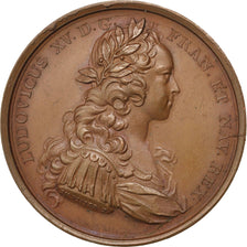 FRANCE, Politics, Society, War, Louis XV, Medal, AU(55-58), Duvivier, Copper,...