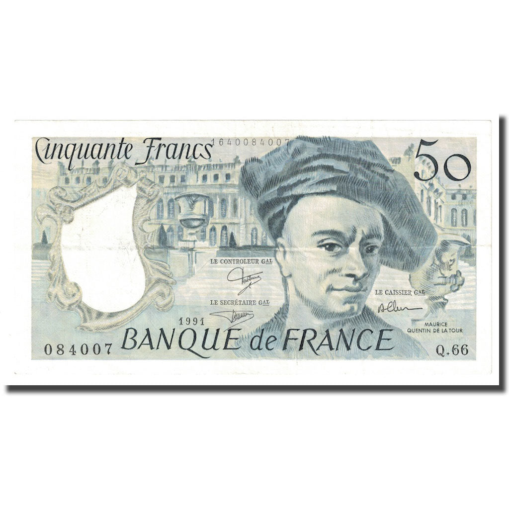 Francia, 50 Francs, Quentin de La Tour, 1992, EBC, Fayette:67.18, KM:152f