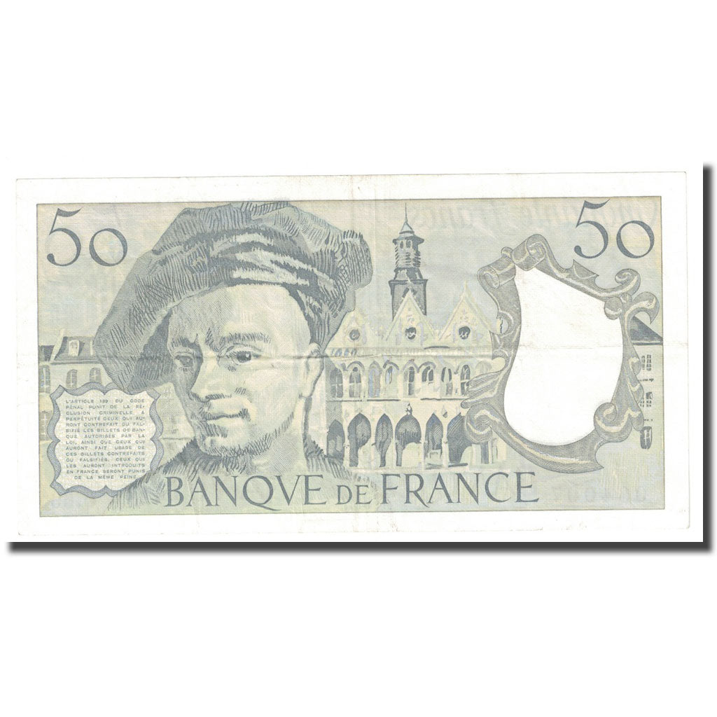 Francia, 50 Francs, Quentin de La Tour, 1992, EBC, Fayette:67.18, KM:152f