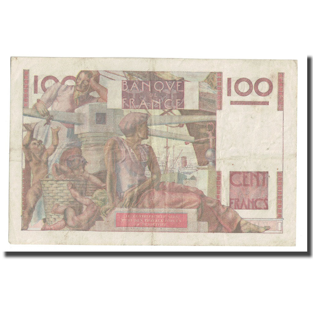 Frankrijk, 100 Francs, 1952, 1952-04-03, TTB, Fayette:28.32, KM:128d
