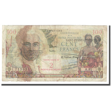 Saint-Pierre-et-Miquelon, 2 Nouveaux Francs on 100 Francs, Undated (1963), TB