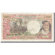 Banconote, Tahiti, 1000 Francs, 1985, KM:27d, MB