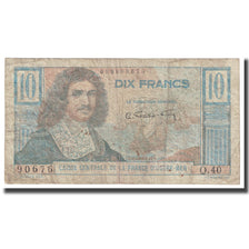 Banconote, Africa equatoriale francese, 10 Francs, Undated (1947), KM:21, B+