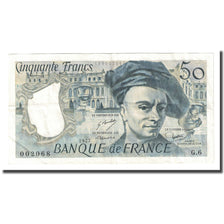 France, 50 Francs, Quentin de La Tour, 1977, EF(40-45), Fayette:67.2, KM:152a