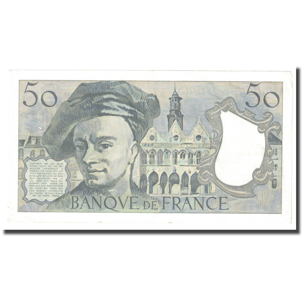 Frankreich, 50 Francs, Quentin de La Tour, 1976, VZ, Fayette:67.1, KM:152a