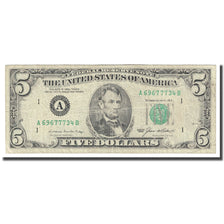 Nota, Estados Unidos da América, Five Dollars, 1985, KM:3712, VF(20-25)