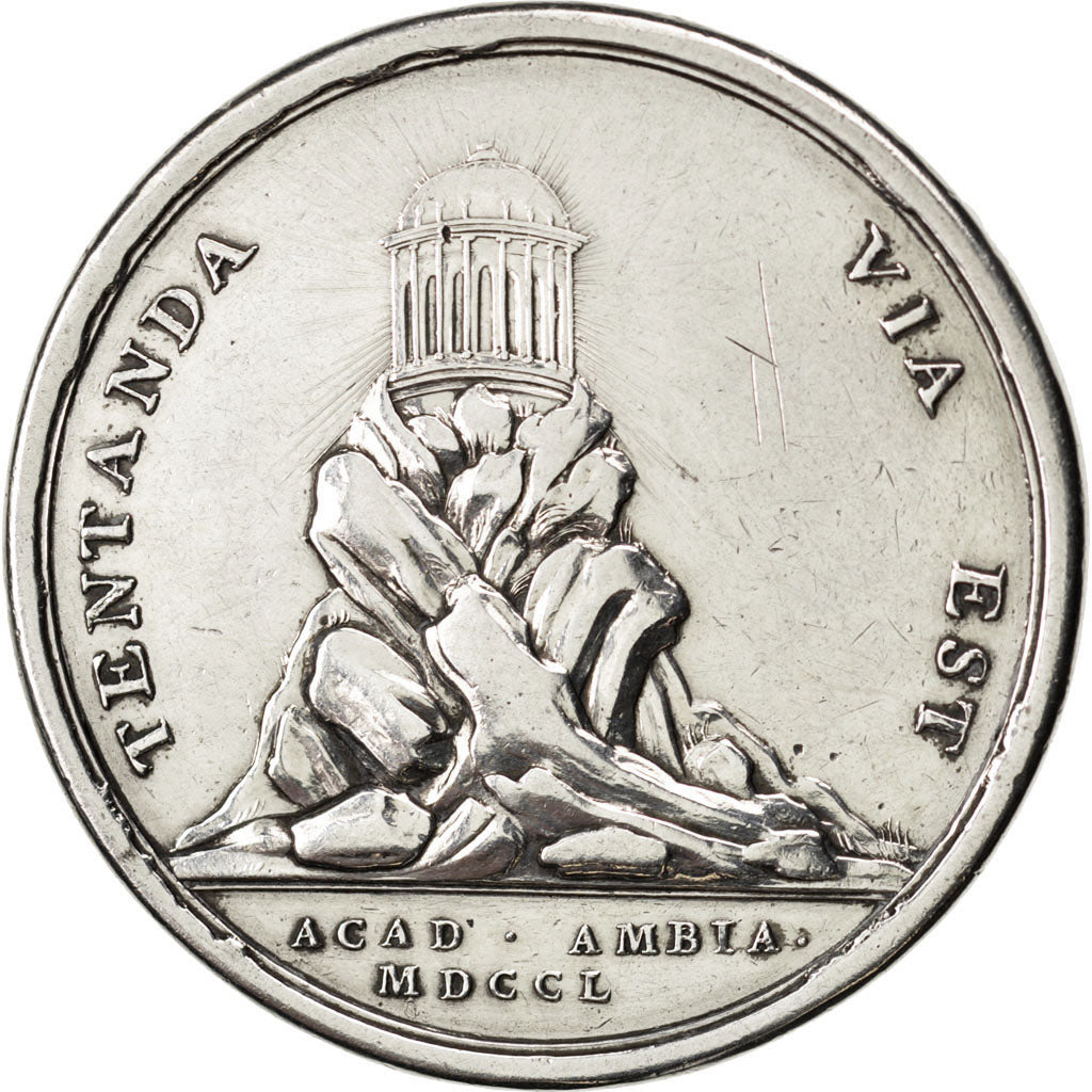 Louis XV, Médaille, Académie d'Amiens