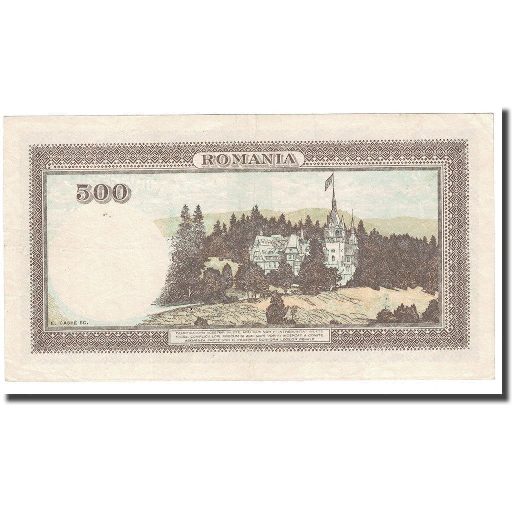 Banconote, Romania, 500 Lei, 1943, 1943-01-26, KM:51a, BB