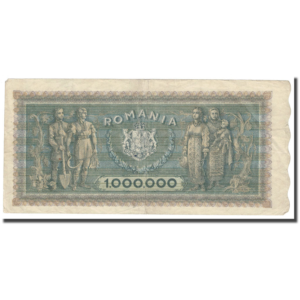 Banconote, Romania, 1,000,000 Lei, 1947, KM:60a, BB