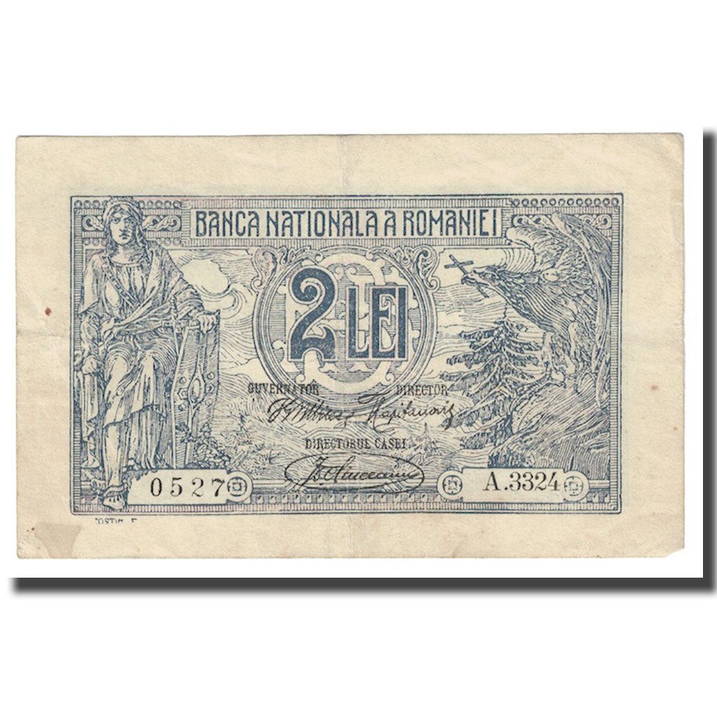 Billet, Roumanie, 2 Lei, 1920, 1920-07-17, KM:27A, TTB+