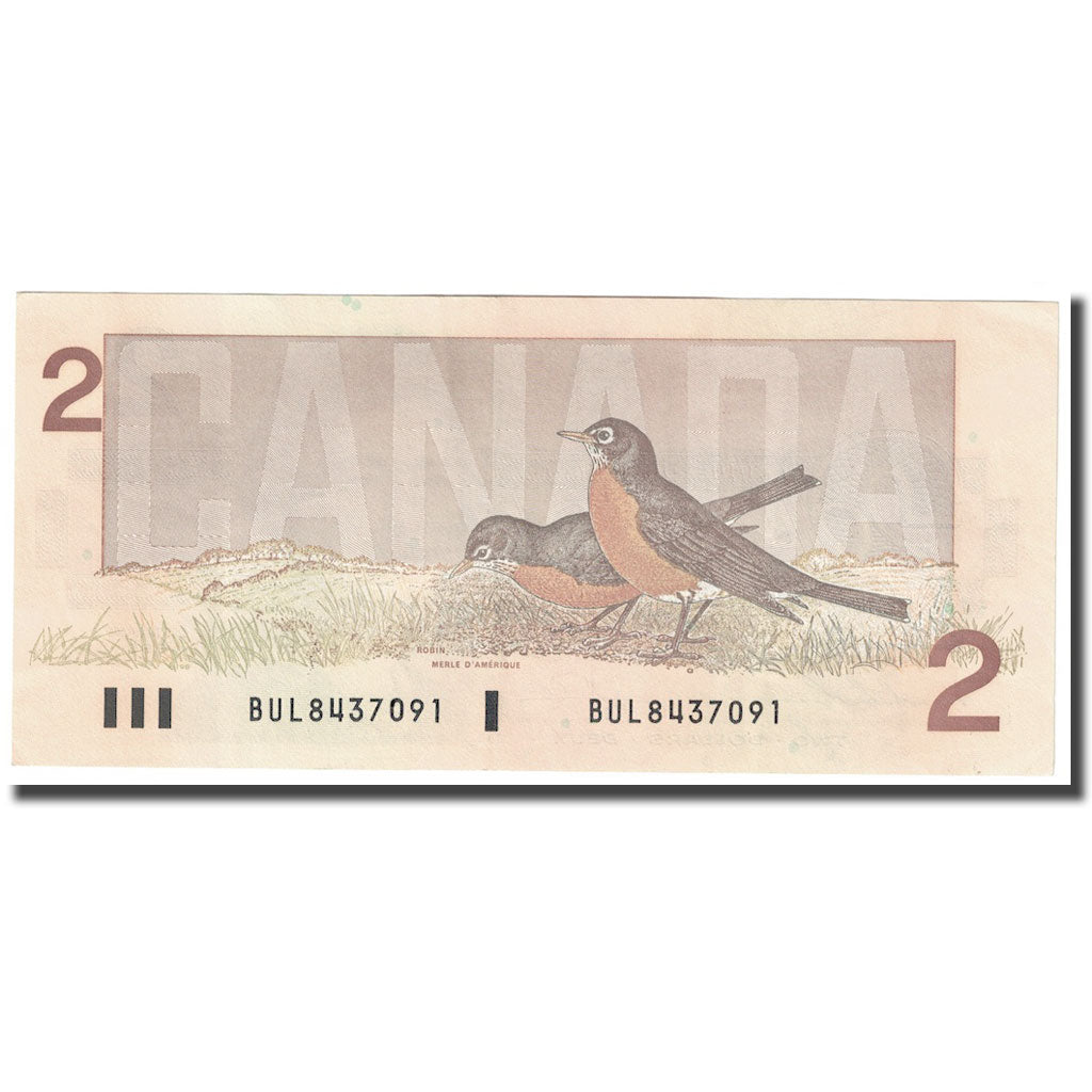 Geldschein, Kanada, 2 Dollars, 1986, KM:94b, VZ