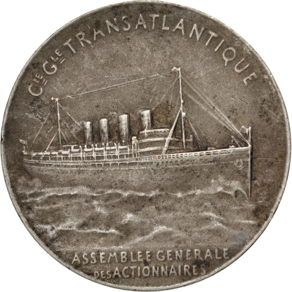 FRANCE, Shipping, French Third Republic, Medal, EF(40-45), Patriarche, Bronze,..