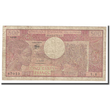 Banconote, Repubblica del Congo, 500 Francs, 1983, 1983-01-01, KM:2d, MB
