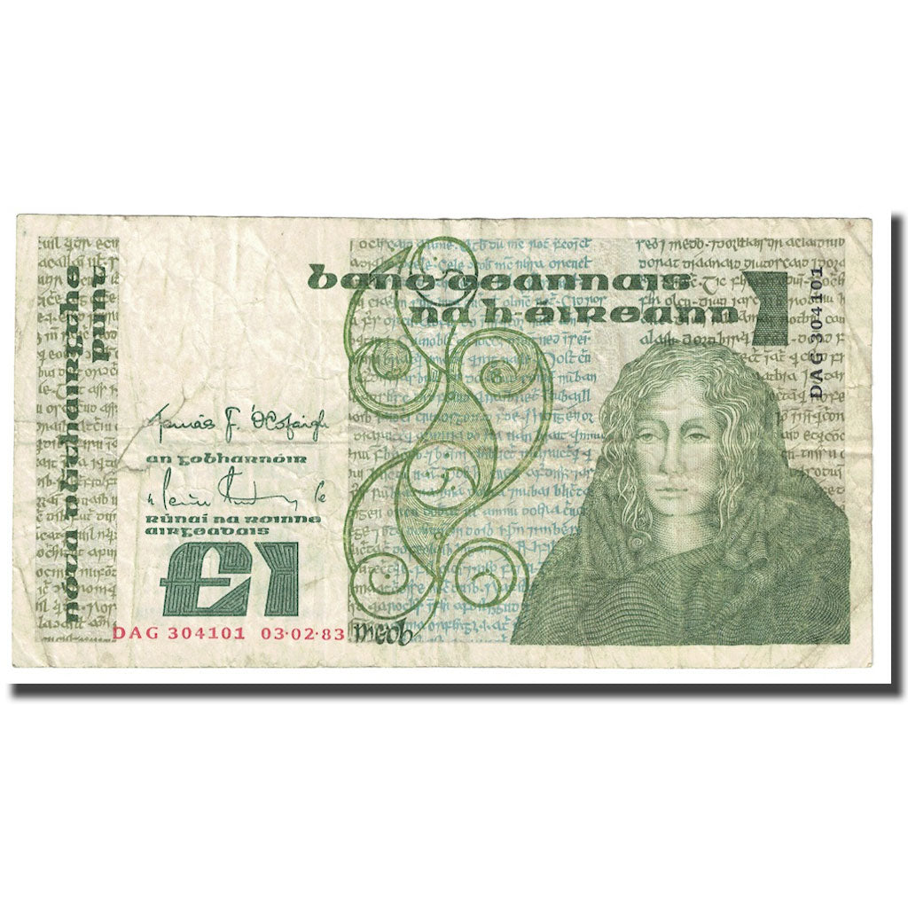 Billet, Ireland - Republic, 1 Pound, 1983, 1883-02-03, KM:70c, TB+