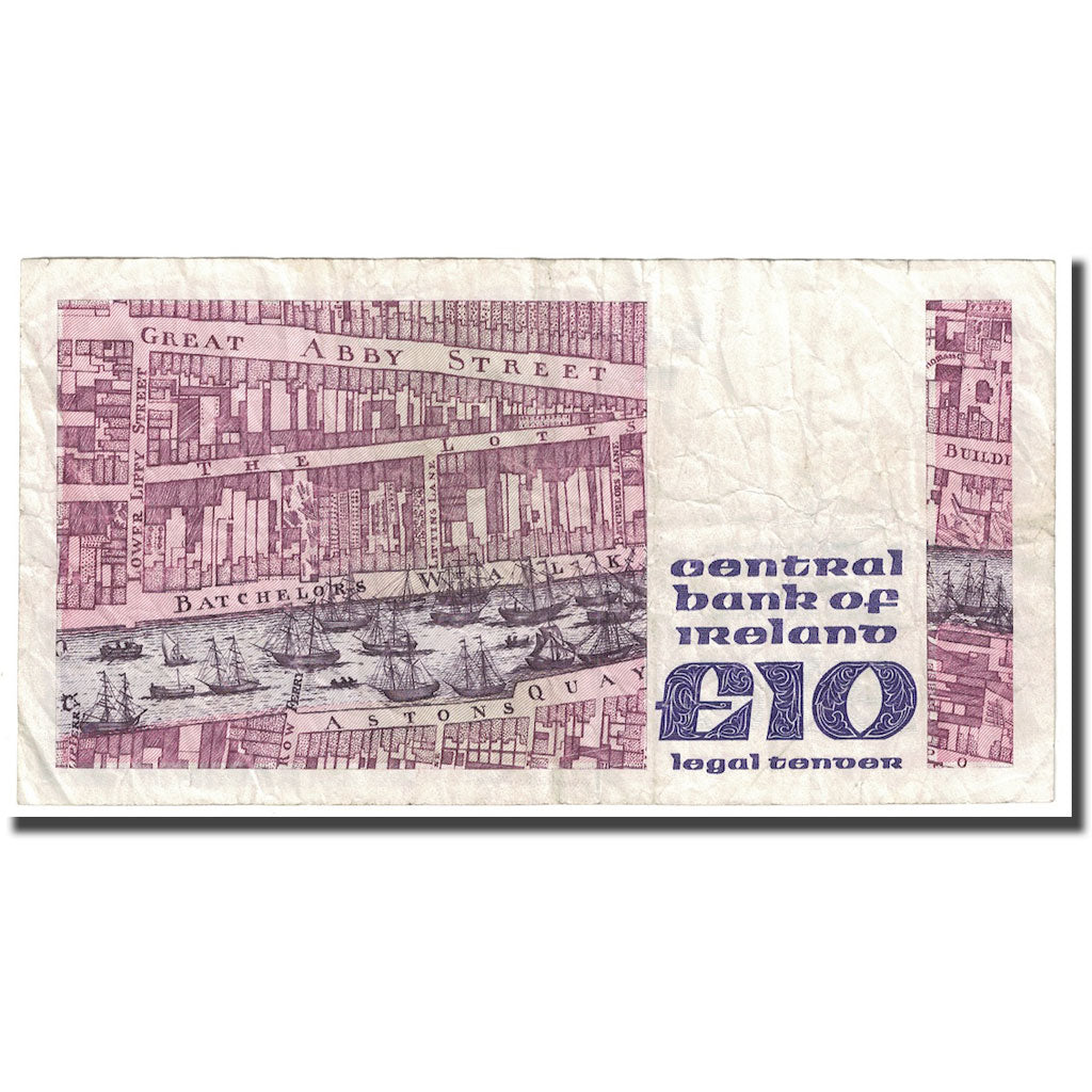 Billet, Ireland - Republic, 10 Pounds, 1988, 1988-02-01, KM:72c, TB+