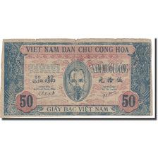 Banconote, Vietnam, 50 D<ox>ng, 1951, KM:61b, MB+
