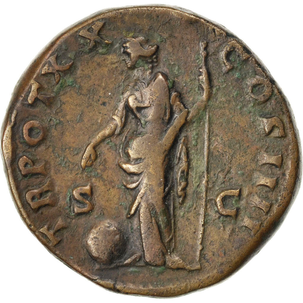 Antoninus Pius, Sestertius, AU(50-53), Copper, Cohen #1010, 30.50
