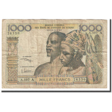 Banconote, Stati dell'Africa occidentale, 1000 Francs, Undated (1959-65)